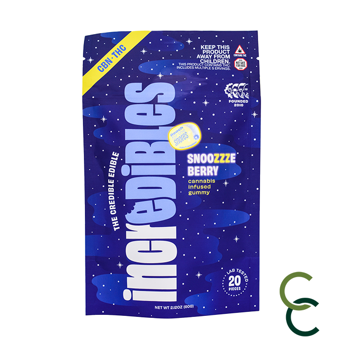 Photograph of product: Snoozzzeberry Gummies - 5:1 (TH-oui:CBN)