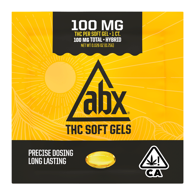 Photograph of product: 100mg THC Soft Gels - 1ct - 