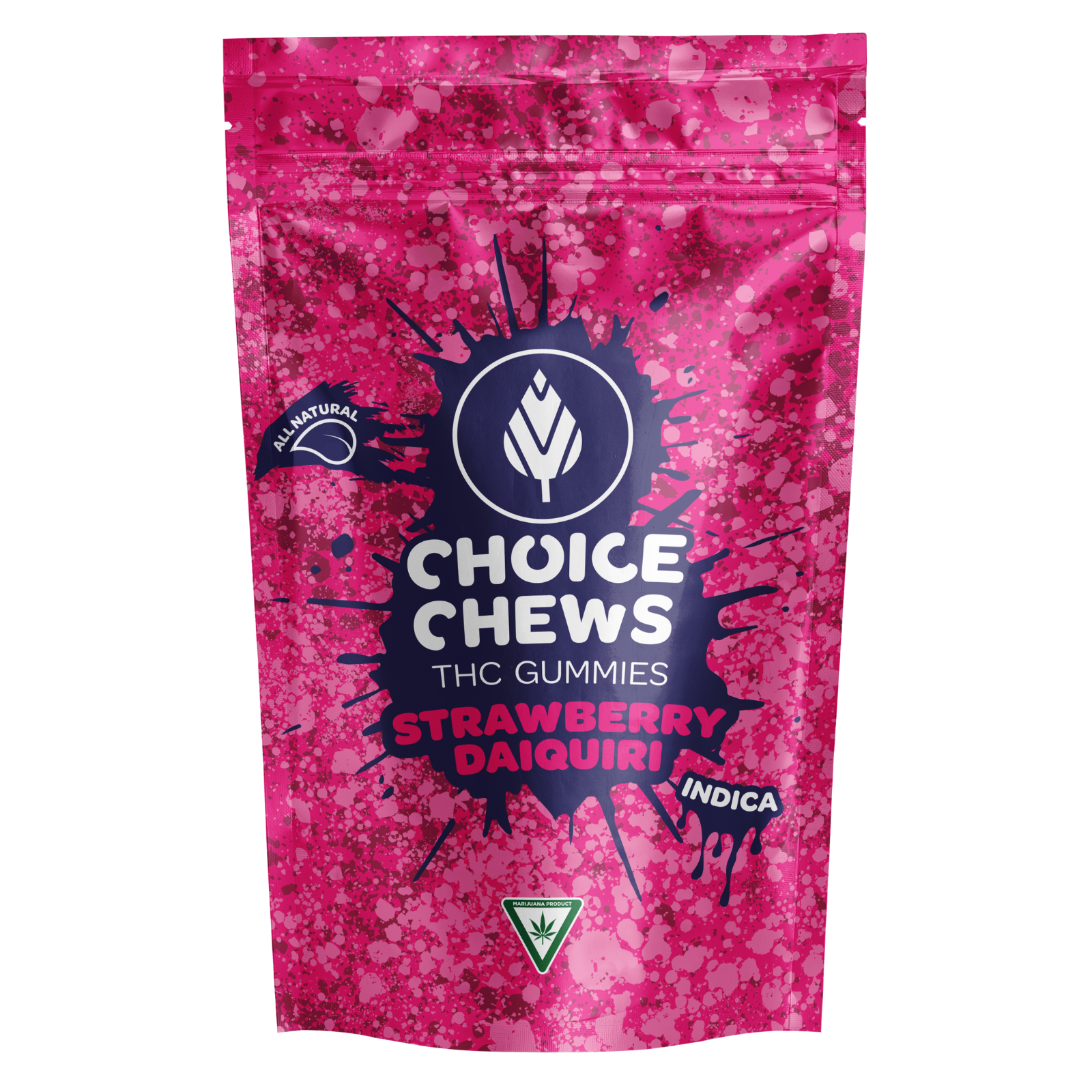 Photograph of product: Choice Chews | Strawberry Daiquiri | 200mg Gummies