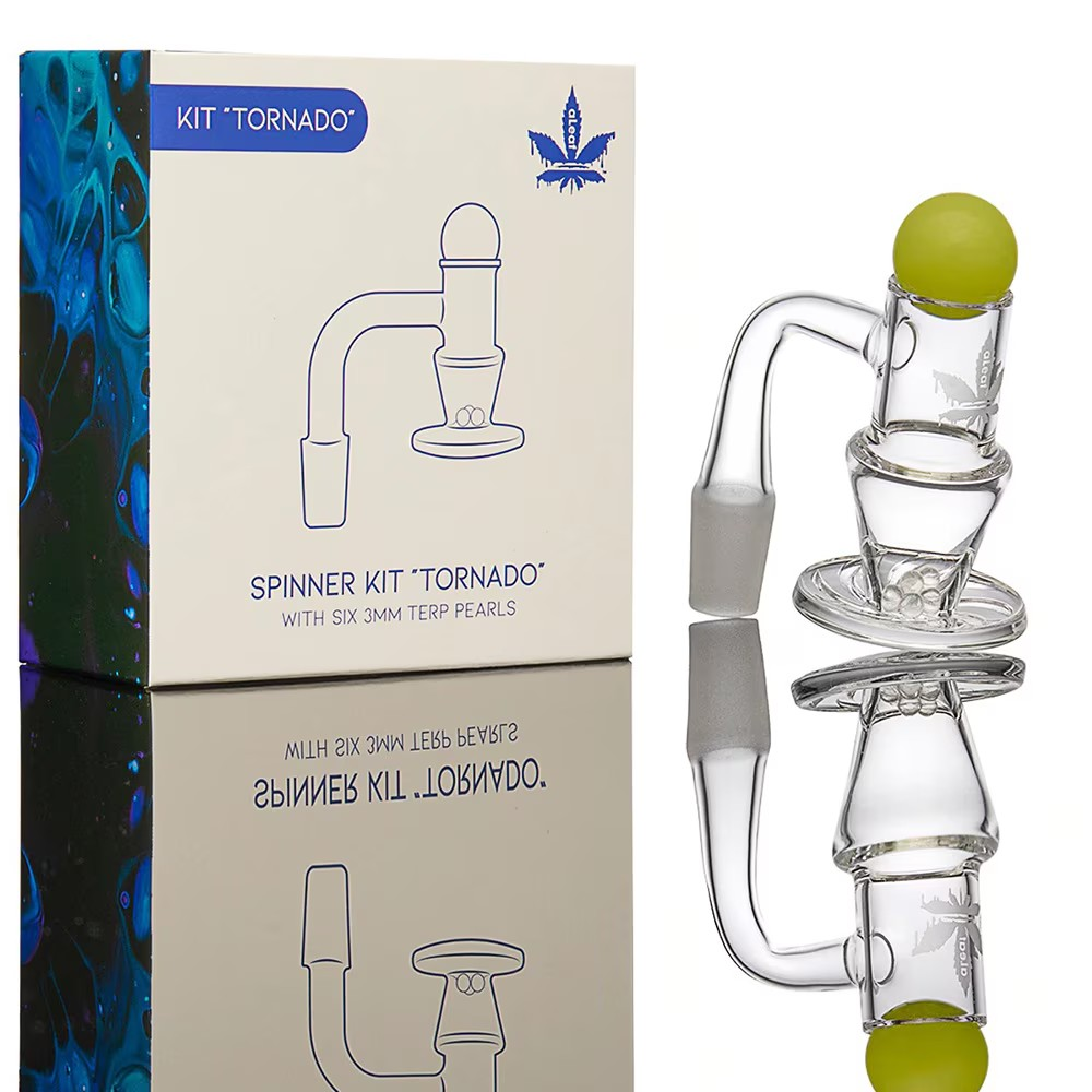 Photograph of Product: aLeaf  Quartz Banger Spinner Kit Tornado 14mm M