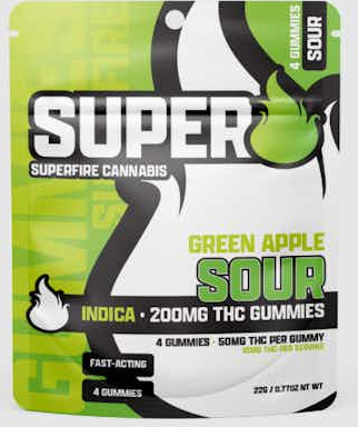 Photograph of product: Sour Green Apple | Gummies 200mg
