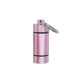 Photograph of product: Ongrok Small Aluminum Storage Keychain | Pink