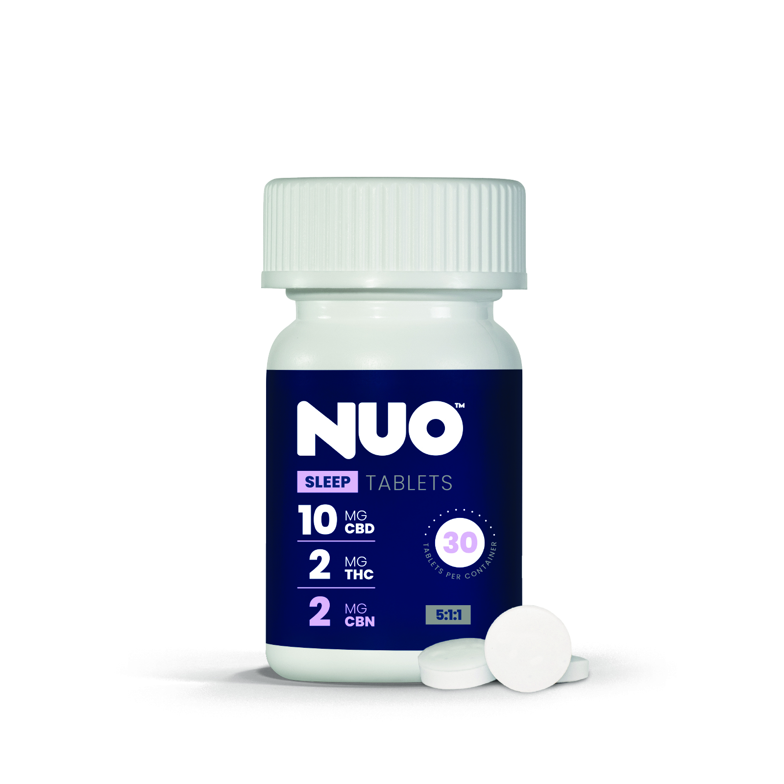 Photograph of product: NUO Tablets 5:1:1 (300mg:60mg:60mg)