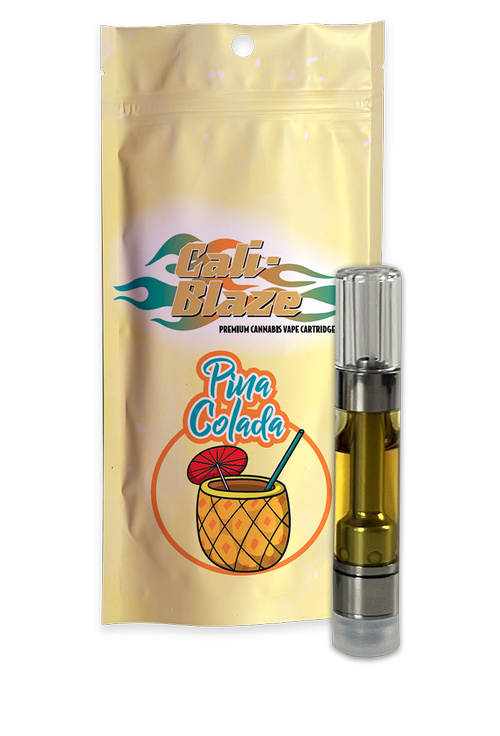 Photograph of product: Cali Blaze - Pina Colada - Vape Cart