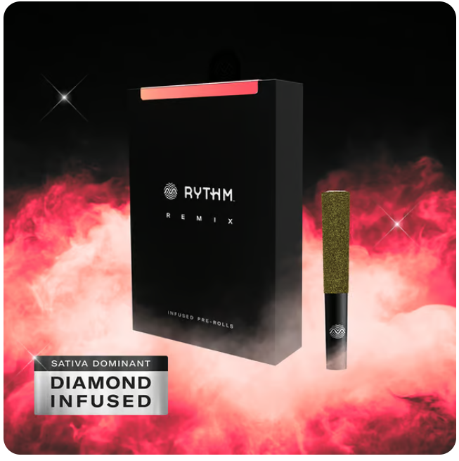 Photograph of product: Rythm - Remix Infused 5pk - Strawberry Sour Diesel (2.5g)