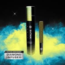 Photograph of product: Rythm Remix - Blue Dream - Infused Pre Roll - 1g