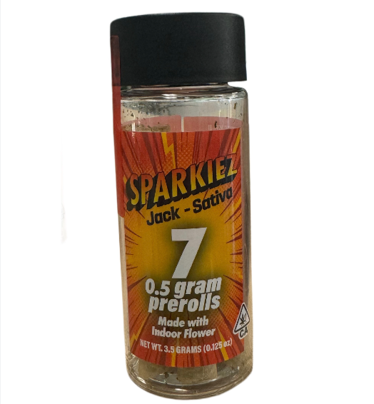 Photograph of product: Sparkiez Oui'd Mini Pre Roll 7pk