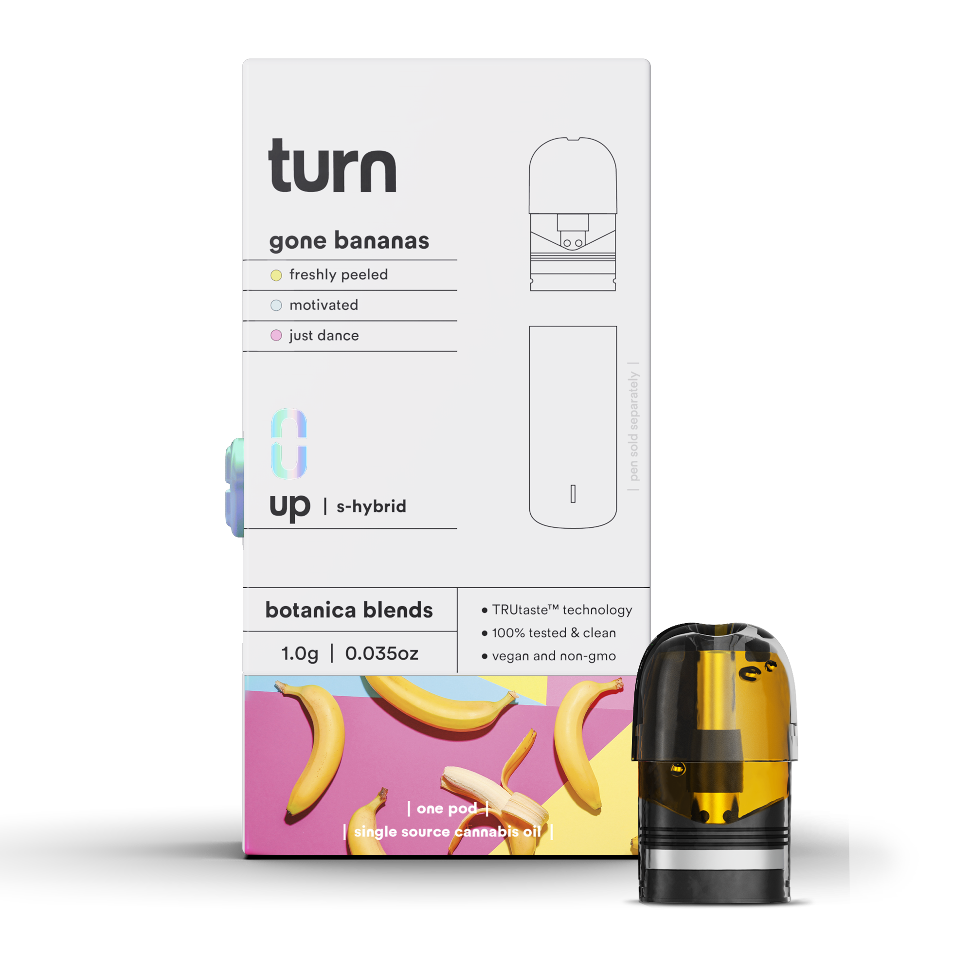 Photograph of product: Gone Bananas Botanical Blends Pod