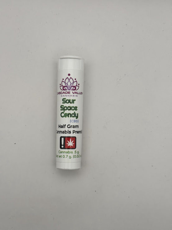 Photograph of product: Cascade Valley Oui'd PreRoll | CBD | Sour Space Candy