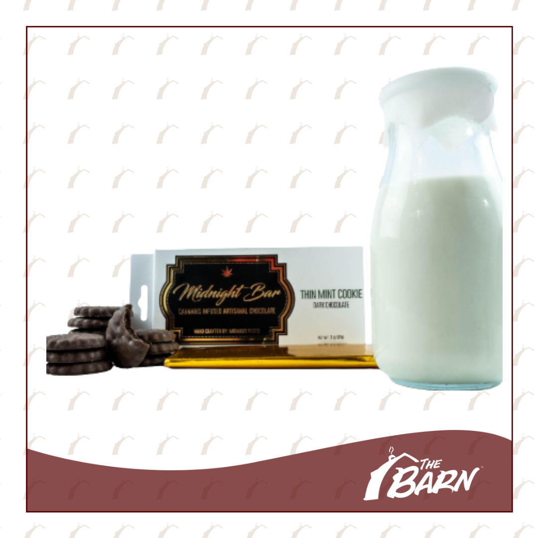 Photograph of product: Midnight Roots 200mg Chocolate Bar - Thin Mint Cookie - REC