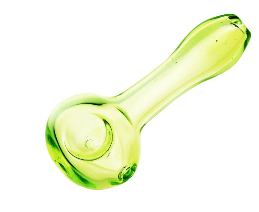 Photograph of product: Fresh Slime Glass Spoon Pipe | 4.25"
