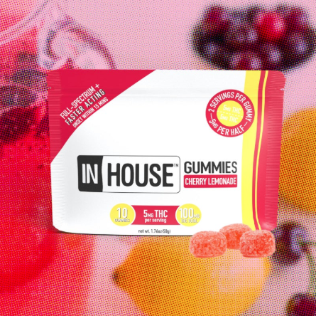Photograph of product: Gummy | Fast Acting | Cherry Lemonade | 5mg 20pk