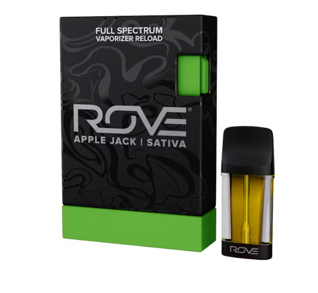 Photograph of product: Rove Apple Jack (S) Live Resin Diamonds Vape Reload 1g
