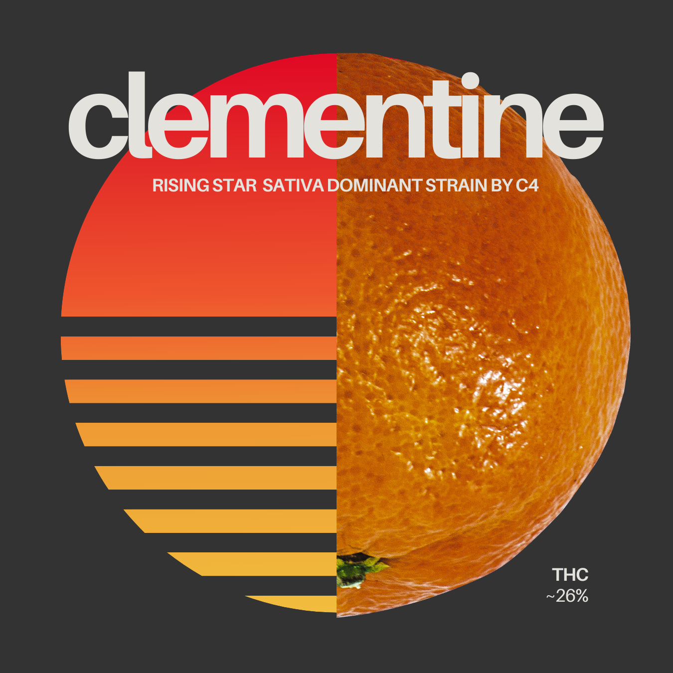 Photograph of Product: C4: Flower | Clementine | 3.5g