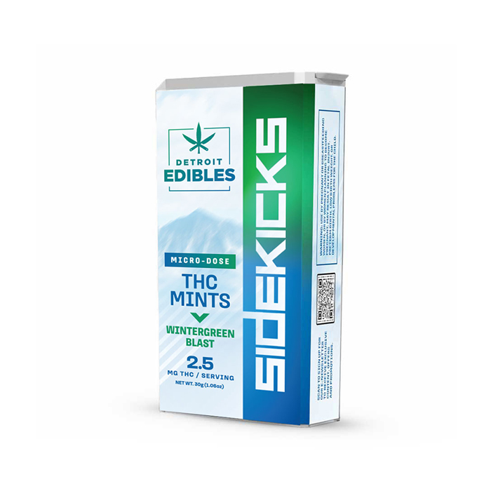 Photograph of product: Wintergreen Blast Sidekicks, 100mg
