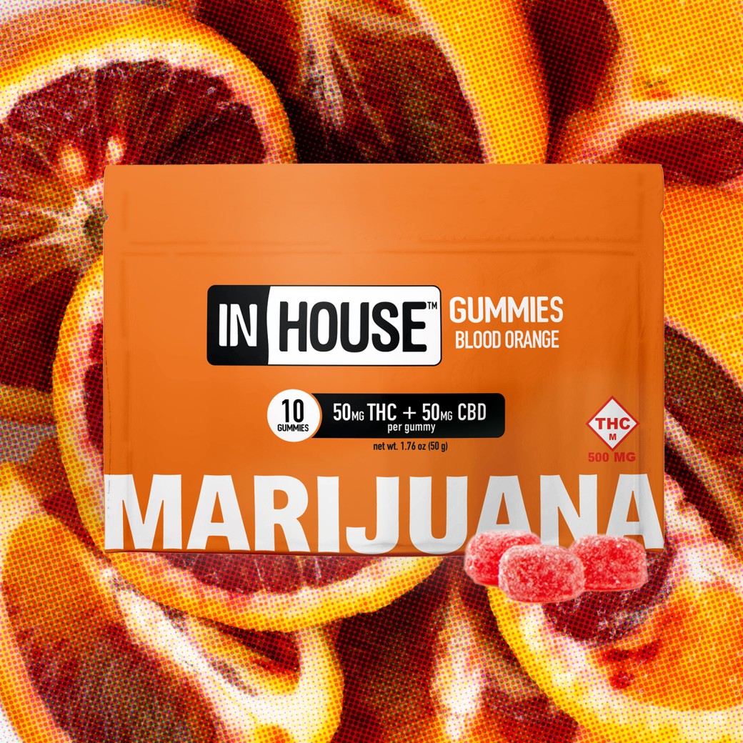Photograph of product: Blood Orange (S) - InHouse - 500mg Gummies