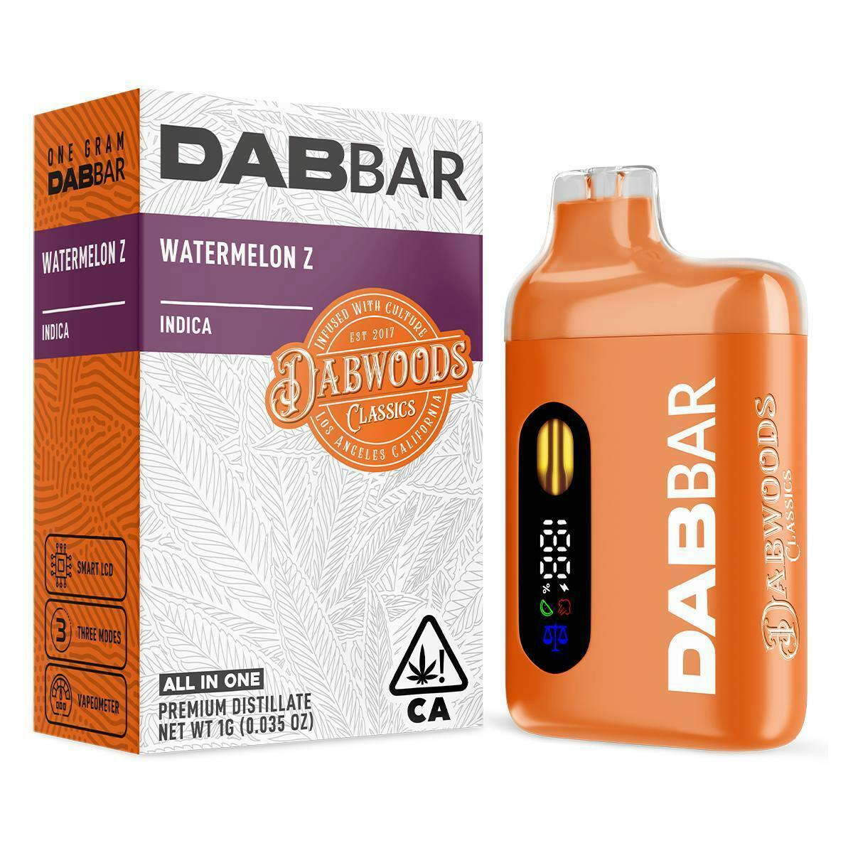 Photograph of product: Dabwoods | Watermelon Z All In One | 1g