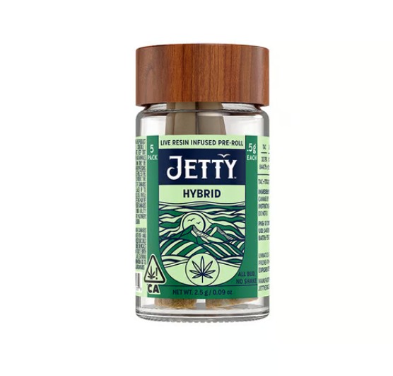 Photograph of product: Cadillac Grapes X Garlic Popz (5pk/ Live Resin Infused Prerolls [H]