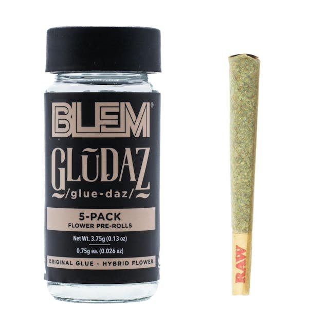 Photograph of product: Gludaz | .75g x 5 Pre-Rolls - 