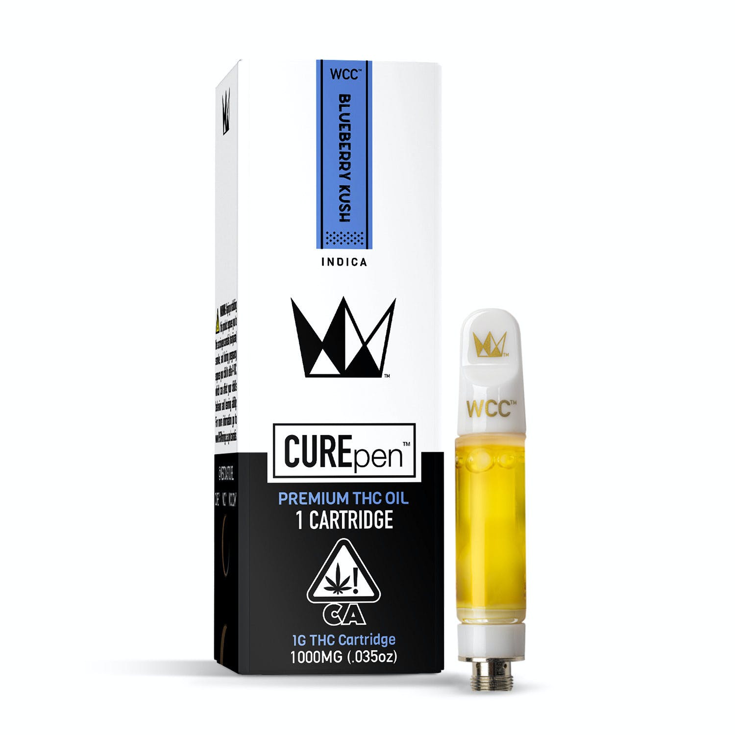Photograph of product: Blueberry Kush CUREpen Cartridge - 1g
