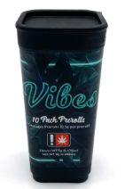 Photograph of Product: MERAKI - PREROLL - 10 PACK - HYBRID - TRINKETS & MELLOWZ