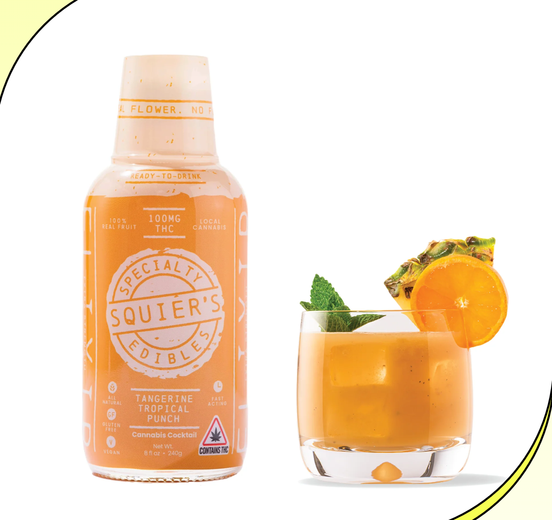 Photograph of product: 200mg au chocolat Rosin RTD Tangerine Tropical Punch Cocktail