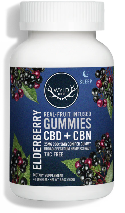 Photograph of product: Elderberry CBD Gummies