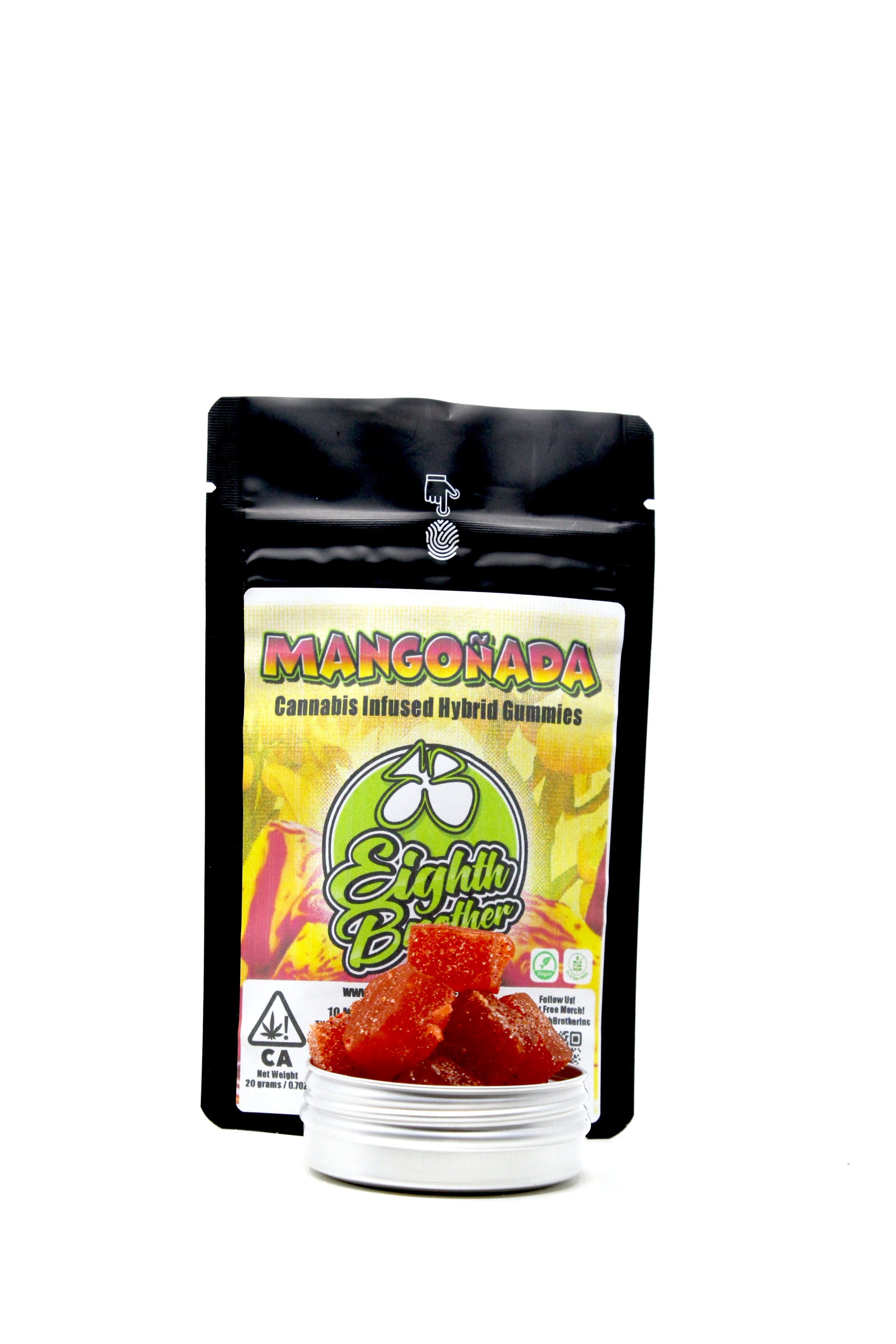 Photograph of product: Brother - Mangonada (Oui'd) Gummies 100mg