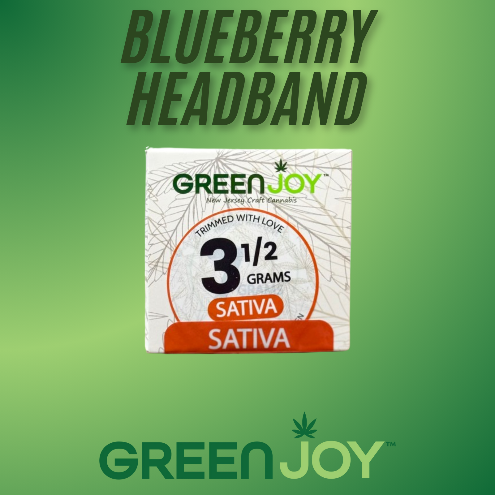 Photograph of product: Green Joy Craft Oui'd | Blueberry Headband | 14g (Oui'd)