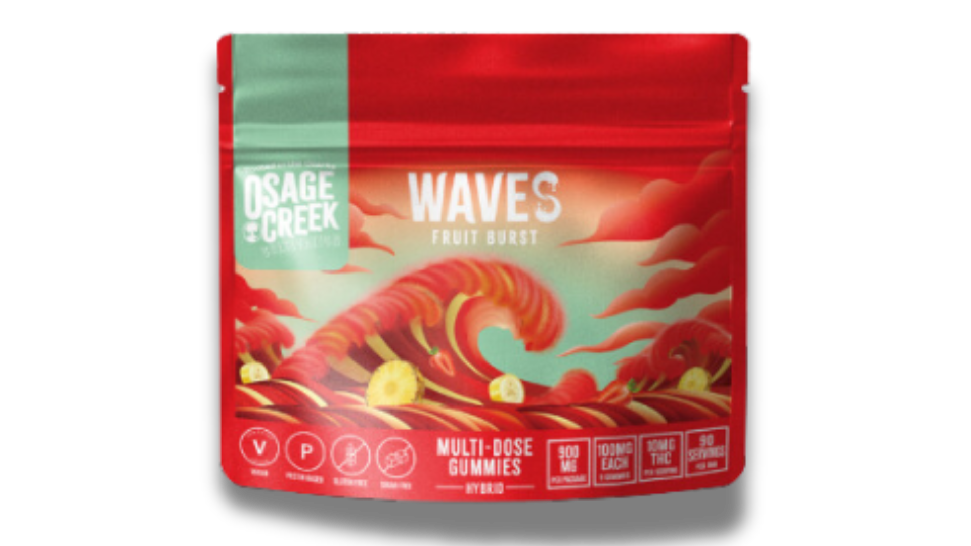 Photograph of product: Fruit Burst Sugar Free Gummies - Hybrid