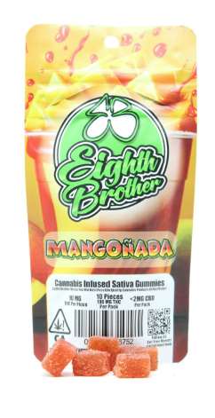 Photograph of product: MANGONADA 100MG 10 PACK GUMMIES