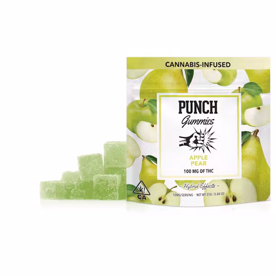 Photograph of product: Apple Pear [H] I 100MG 10PK Gummy I Punch