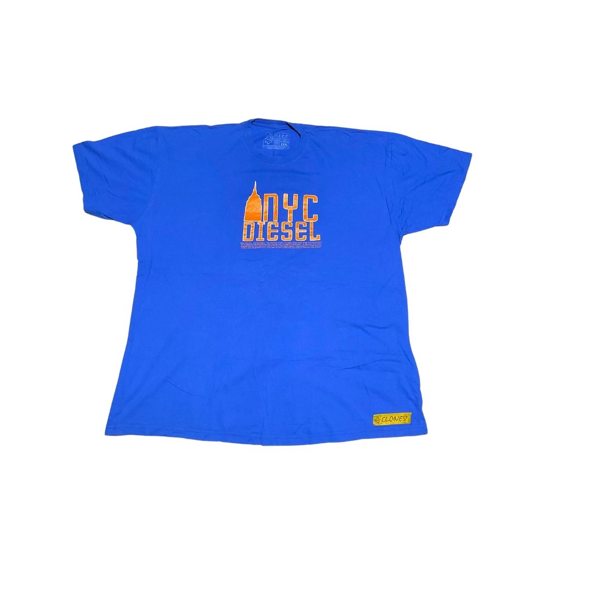 Photograph of product: Tree Shurts NYC Diesel T-Shirt - Royal Blue (3XL)