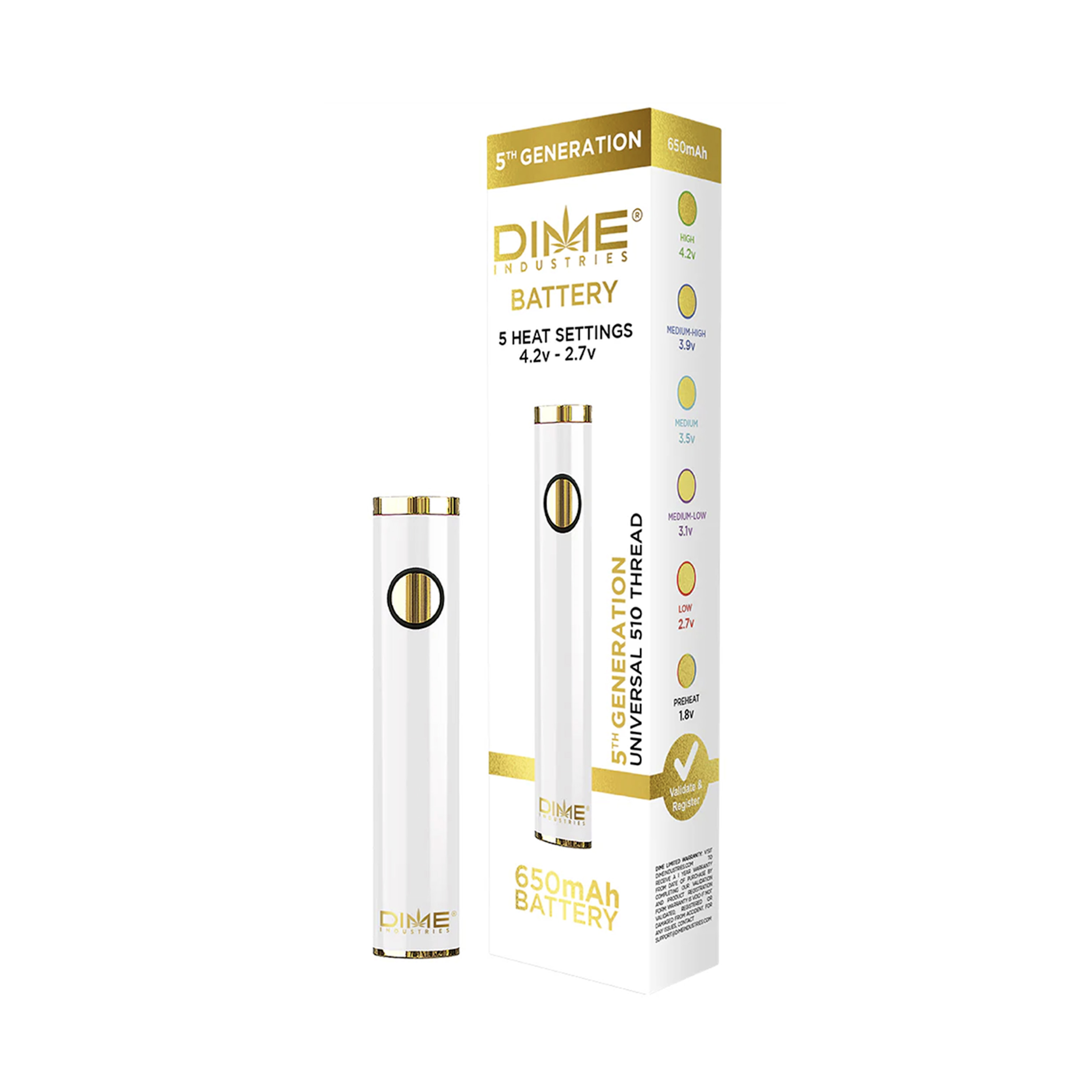 Photograph of product: 510 Thread Battery