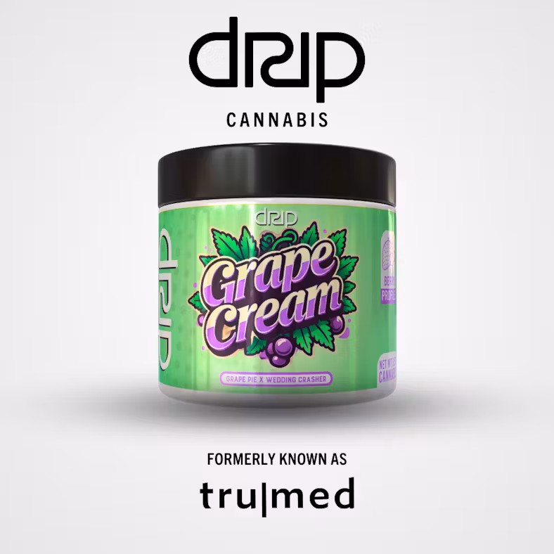 Photograph of product: Grape Cream Flower - 3.5g
