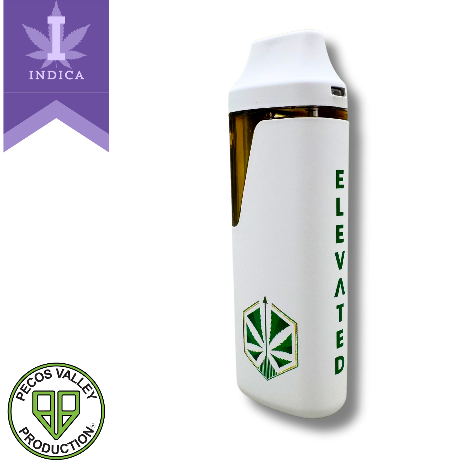 Photograph of product: Elevated | Vaporizer | Disposable 2.0g | 1pk | Blackberry Kush | 2ml