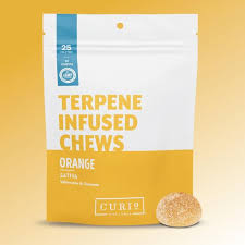 Photograph of product: Curio Wellness Orange Oui'd Chews 250mg