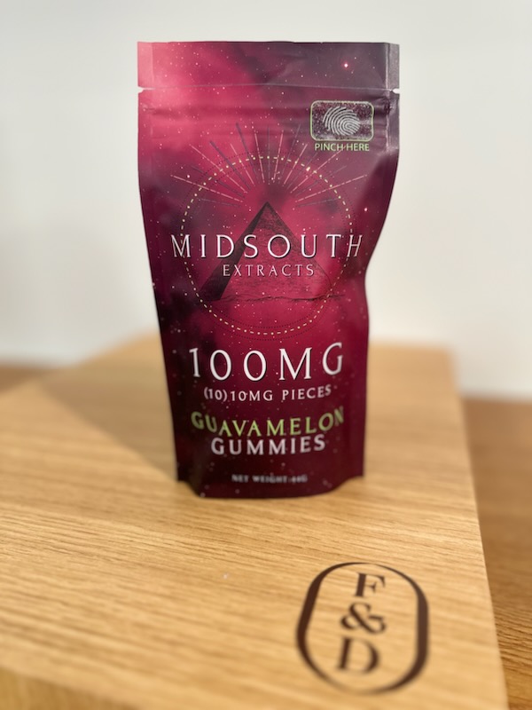 Photograph of product: MidSouth - Guava Melon Gummies (400mg)