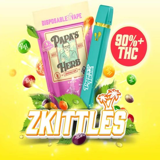 Photograph of product: Papas Herb - All In One Vape Cart - 1g - ZKTLZ - 