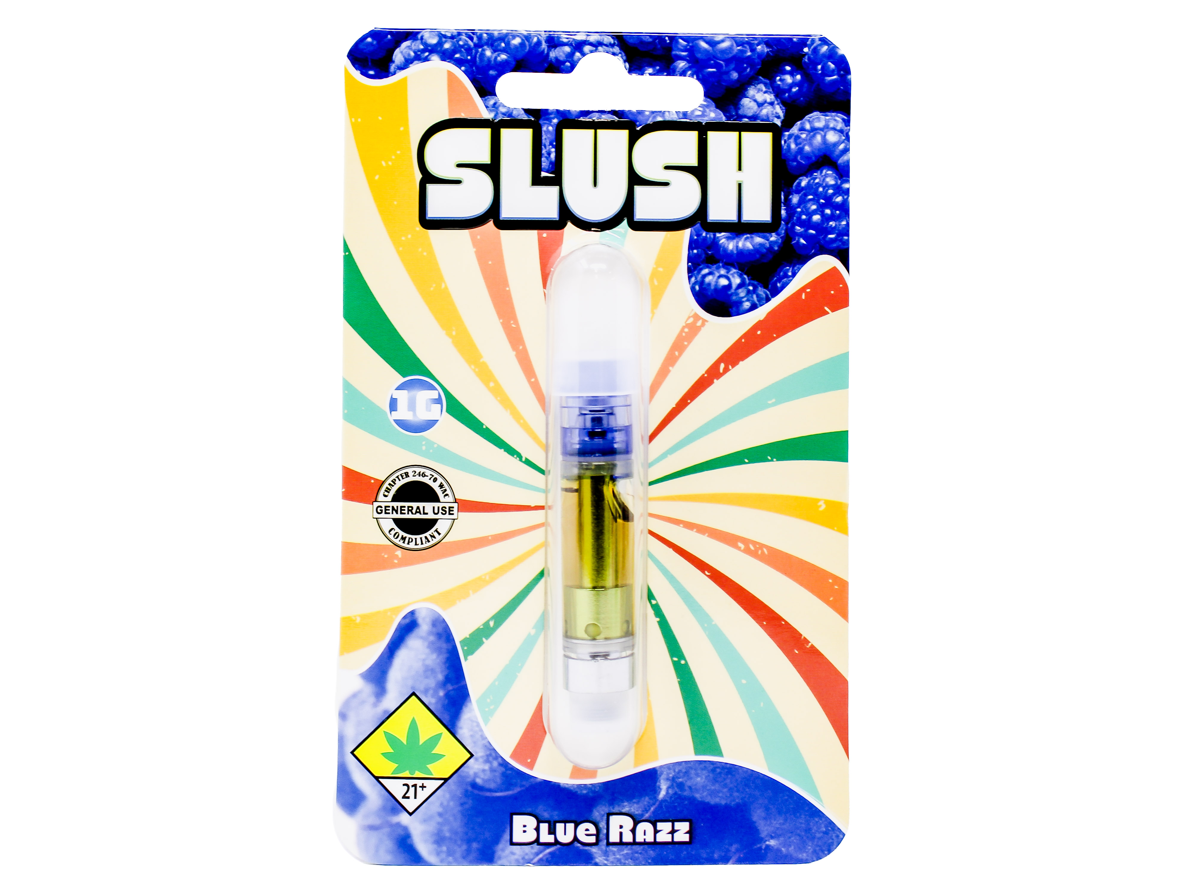 Photograph of Product: LFT Blue Razz Distillate Cart 49517