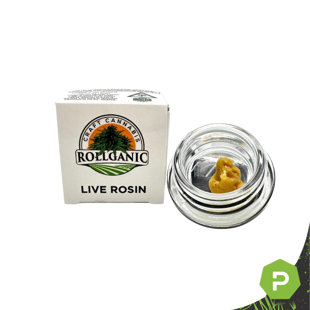 Photograph of Product: Rollganic Live Rosin | Grape Garcia