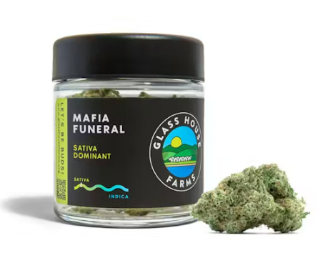 Photograph of product: Glass House Farms Mafia Funeral - 3.5g