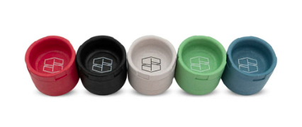 Photograph of product: Stache | 3-Piece Hemp Grynder | Assorted Colos