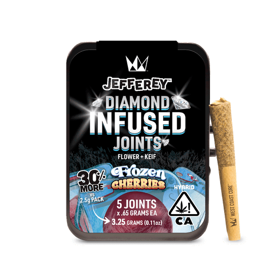 Photograph of product: Frozen Cherries - Jefferey Infused Joint .65g 5 Pack - 