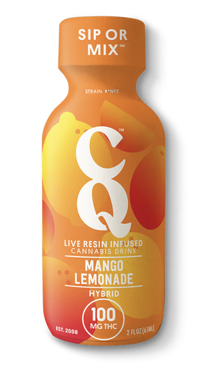 Photograph of product: CQ 100mg 2oz Resin Shot - Mango Lemonade