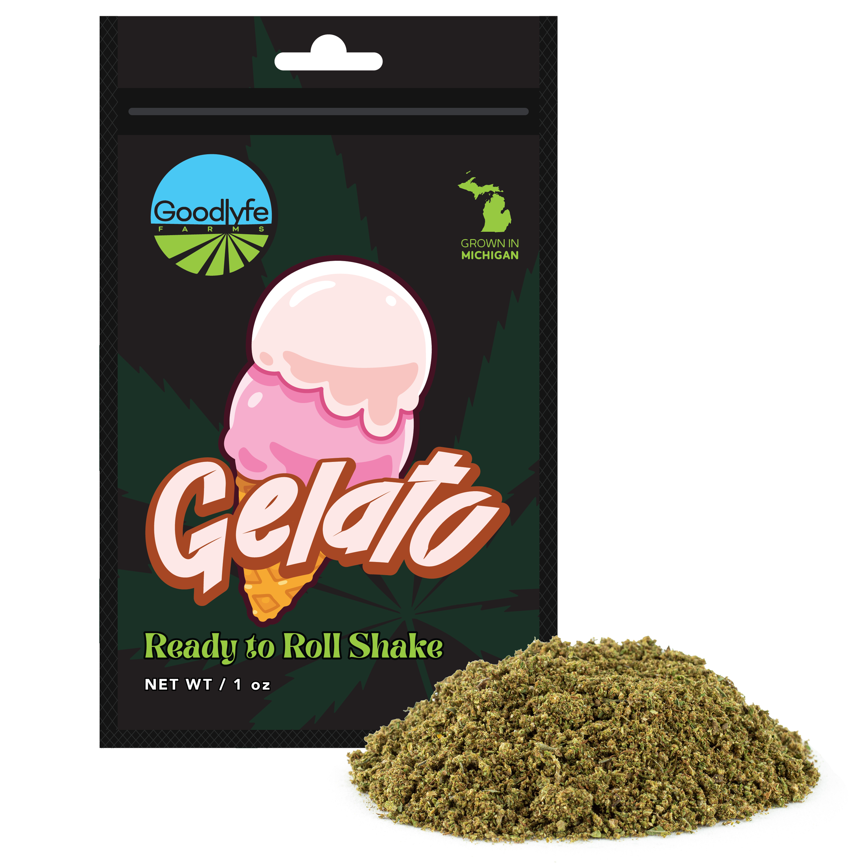 Photograph of product: Goodlyfe Gelato Shake Prepack Rec - 28g