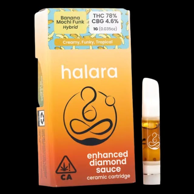 Photograph of product: Banana Mochi Funk 1g Live Diamond Sauce Cart - 