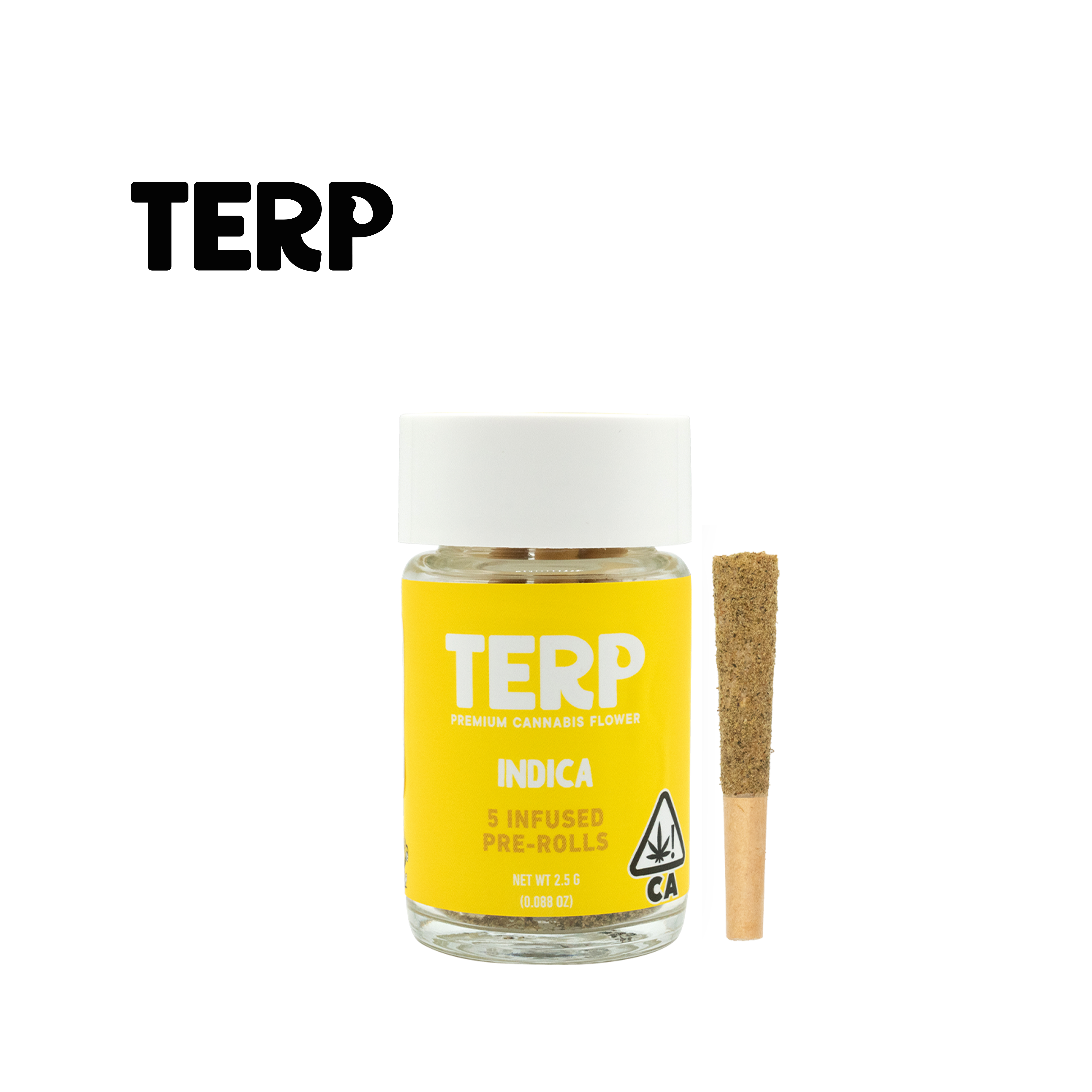 Photograph of product: PAC MAN OG 2.5G 5 PACK PREROLL