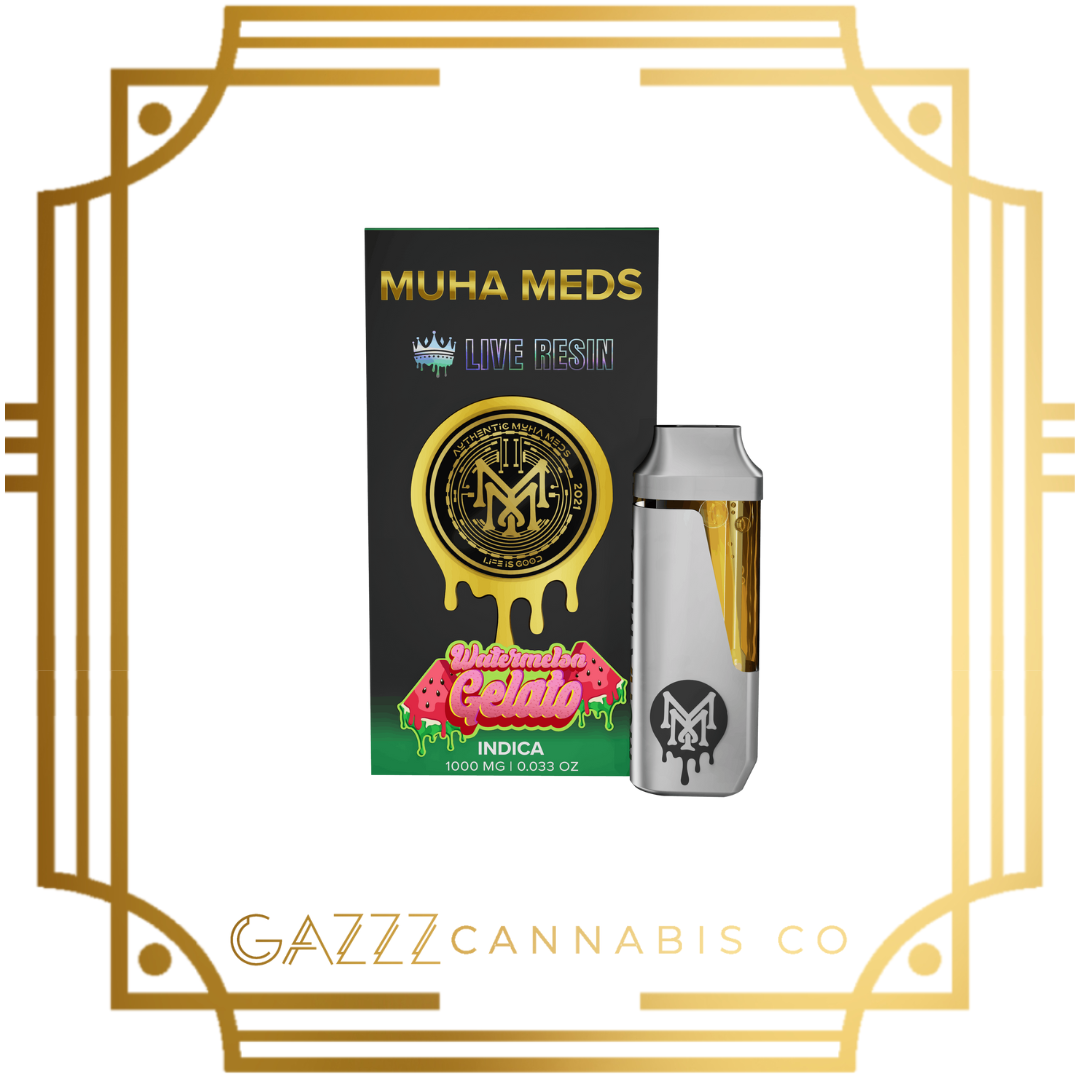 Photograph of product: AIO Disposable - Muha Meds | Live Resin - Watermelon Gelato