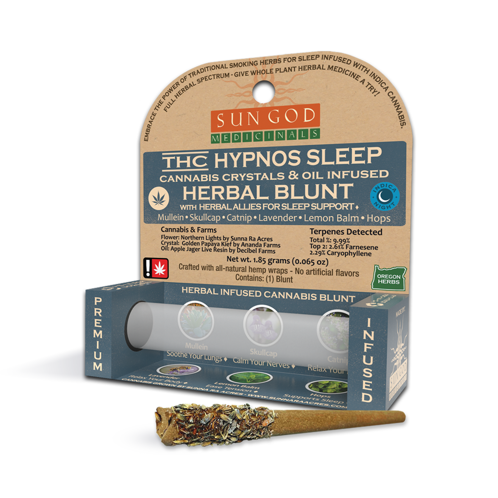 Photograph of product: Hypnos Sleep Infused Herbal Blunt | 1.85g